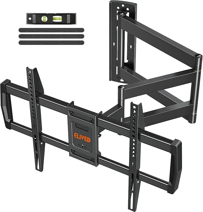 ELIVED Long Arm TV Wall Mount for Most 42-75 Inch TVs, 37.9 Inch Long Extension by ELIVED