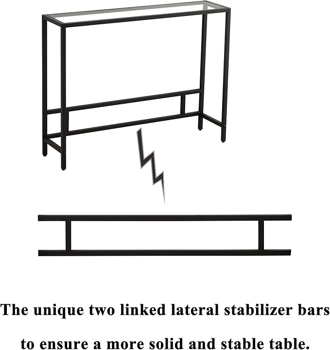 MAJARO Small Modern Console Table - Image 7