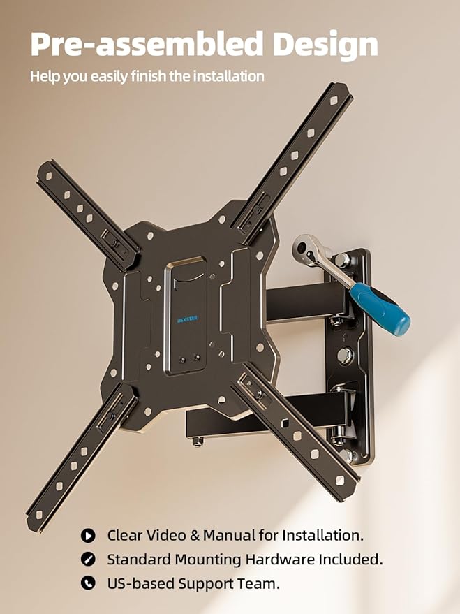 UL Listed Full Motion TV Wall Mount - Image 7
