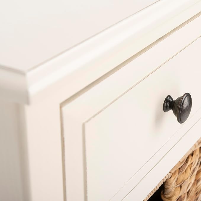Safavieh American Homes Collection Michaela Side Table, Distressed White - Image 7