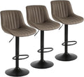 Bar Stools Set of 3, Swivel Counter Height Barstools by Youhauchair