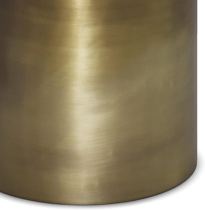 SIMPLIHOME Corbin Industrial 16 inch Wide Metal Metal Side Table in Antique Gold - Image 6