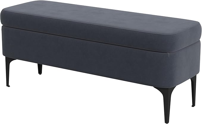 HomePop Upholstered Storage Bench - Image 5