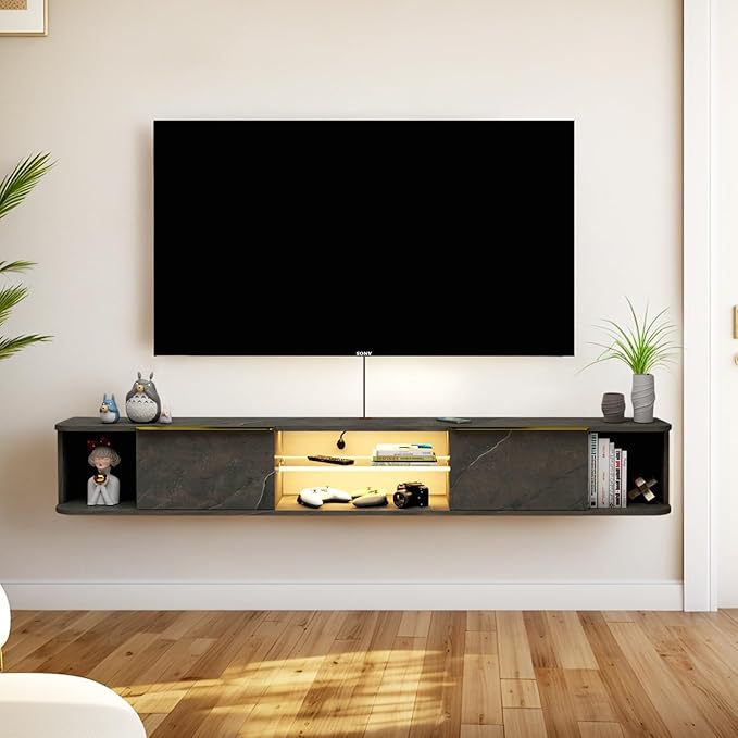 Pmnianhua LED Floating TV Stand by Pmnianhua