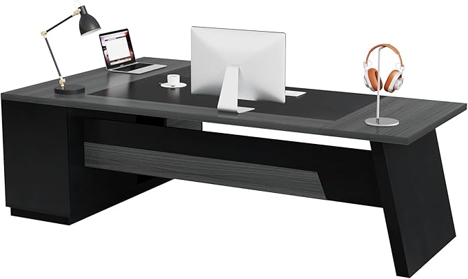 Tribesigns 78" L-Shaped Executive Desk, Large Modern Office Desk - Image 8