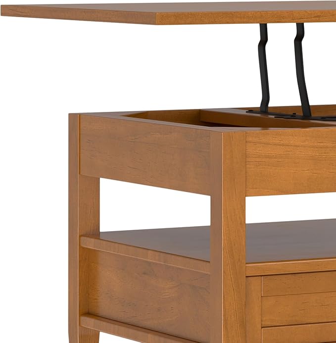 SIMPLIHOME Warm Shaker Lift Top Coffee Table - Image 12