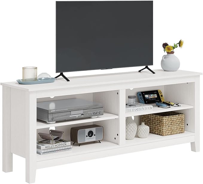 Panana TV Stand, Classic 4 Cubby TV Stand - Image 5