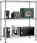 750 lbs 3 Tier Storage Rack Metal Wire Shelving Unit, Storage Standing Shelf by MEIGAOPLASTICANDMETALHKCOLIMITED