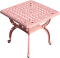 Cast Aluminum Outdoor Side Table, Small Patio Table, Outdoor Coffee Tables by Unknown