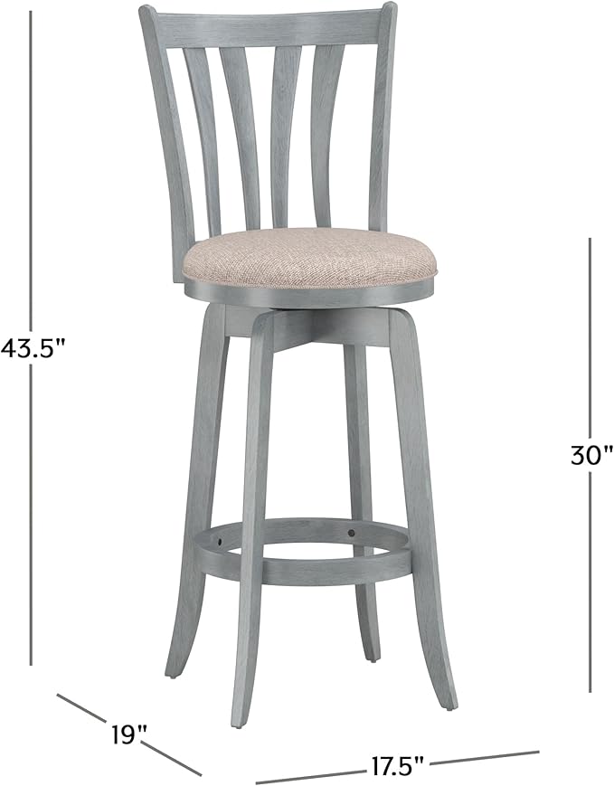 Hillsdale Furniture Savana Wood Bar Height Stool - Image 3