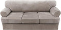 H.VERSAILTEX Sofa Cover 4 Piece T Cushion Sofa Slipcovers Thick Velvet Couch by HVERSAILTEX