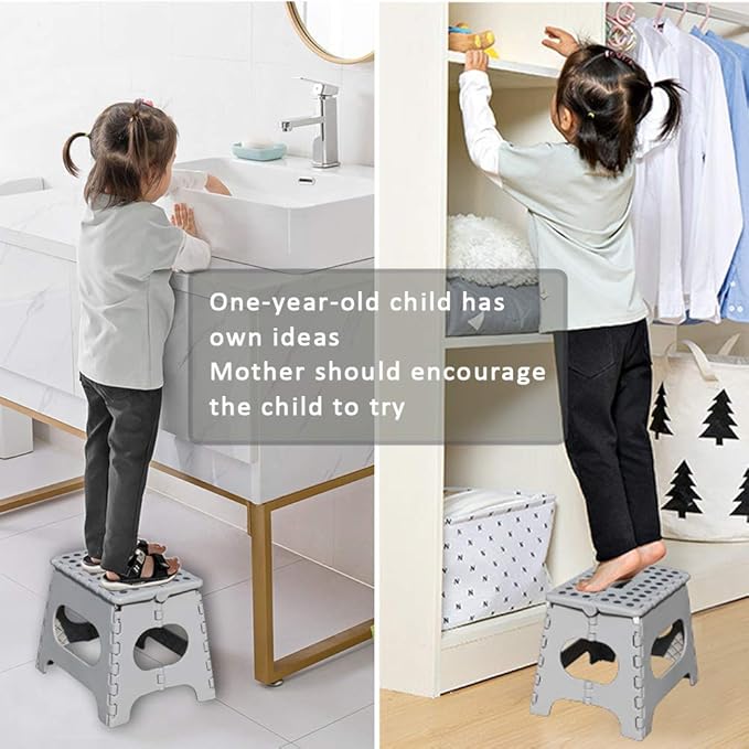 Non-Slip Folding Step Stool, Sturdy Safe Enough - Image 7