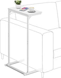 TUTOTAK C Shaped End Table, Small Side Table, 28.7 inch Tall Couch Table by WelcometotheTUTOTAKHome