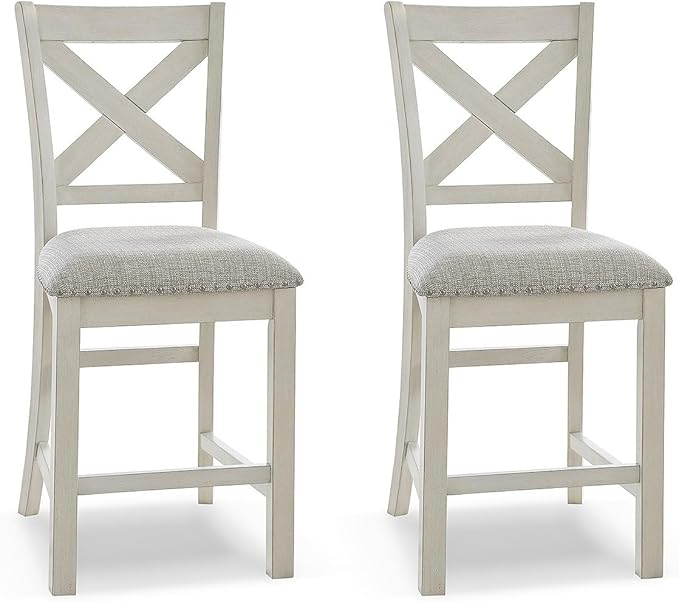 Signature Design by Ashley Robbinsdale Farmhouse Armless 24.75" Counter Height by SignatureDesignbyAshley
