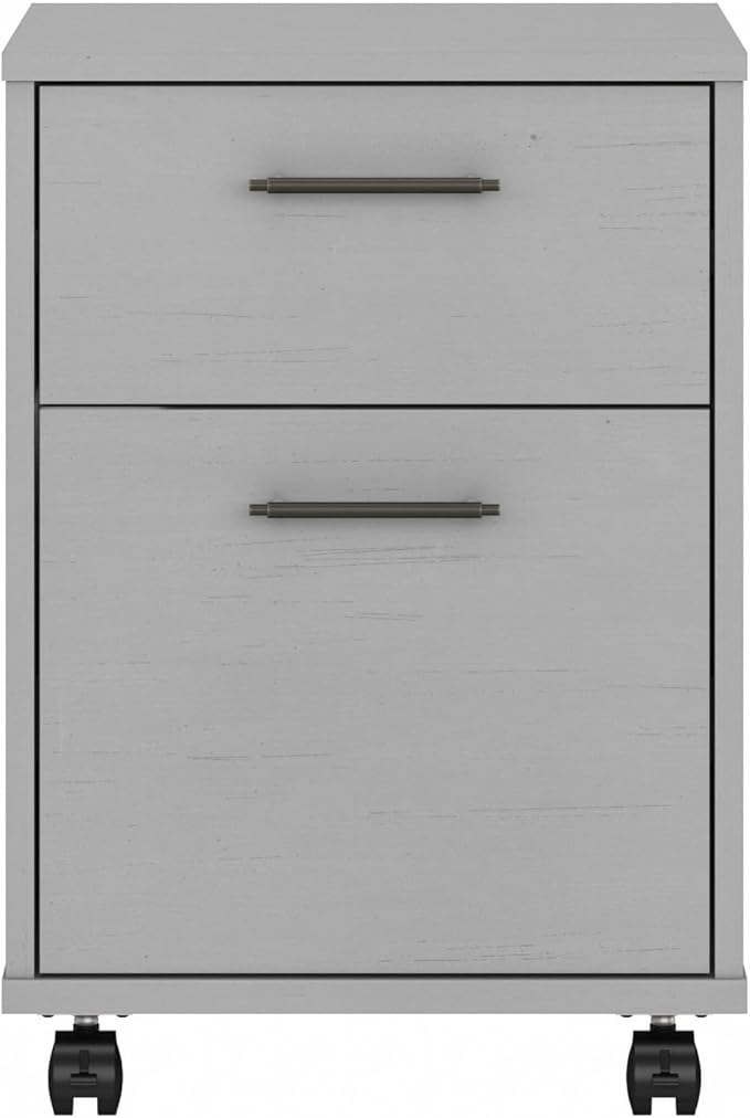 Bush Furniture Key West 2 Drawer Rolling File Cabinet in Cape Cod Gray Mobile - Image 7
