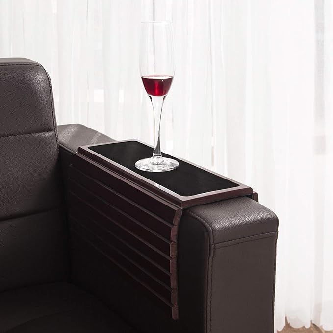 GEHE Bamboo Sofa Arm Tray Table - Image 3