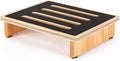 StrongTek 3.5" One Step Stool for Adults, Sturdy Wooden Riser by StrongTek