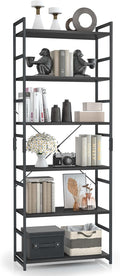 OTK 6 Tier Adjustable Bookshelf, Tall Bookcase, Office Shelf Storage Organizer by OTK