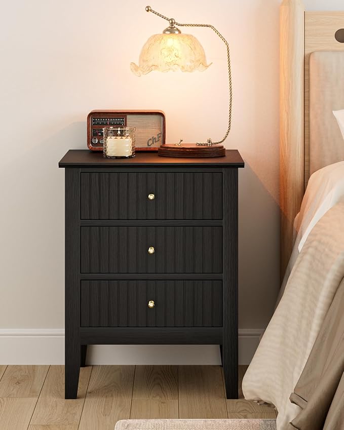 Fluted Nightstand, Farmhouse Night Stand - Image 7