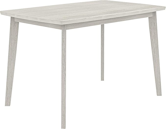 47'' Solid Wood Dining Table for 4-6, Farmhouse Kitchen Table for Kitchen by Peatuk