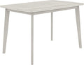 47'' Solid Wood Dining Table for 4-6, Farmhouse Kitchen Table for Kitchen by Peatuk
