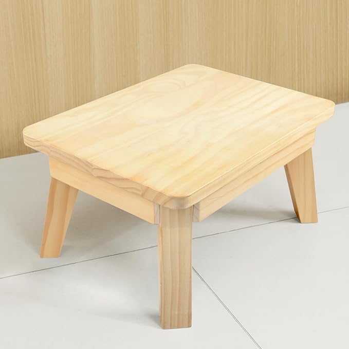 HOUCHICS Wooden Step Stool, One Step Stool - Image 7