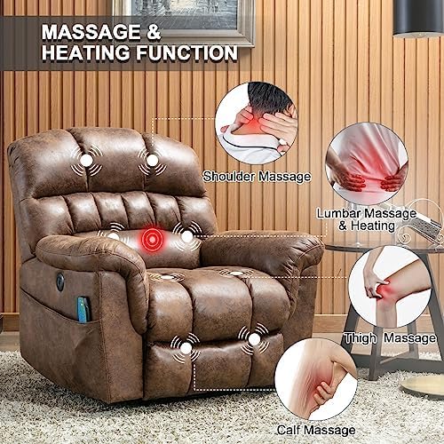 Phoenix Home Large Power Lift Recliner - Image 8