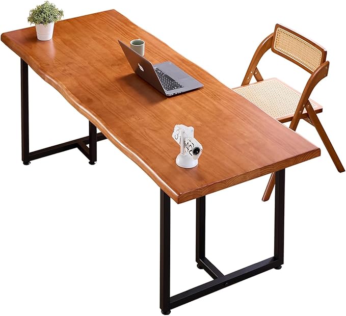 Solid Wood Administrative Desk, Dining Table by KunAndPeng