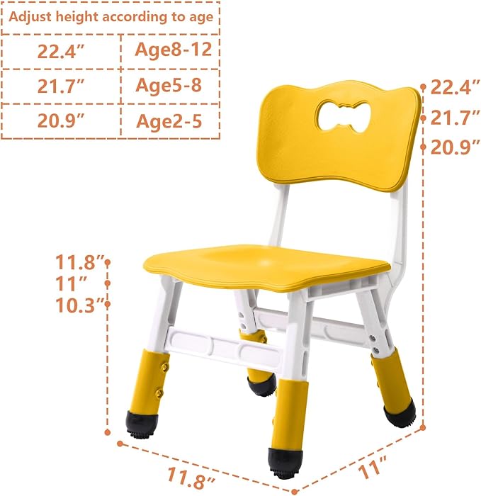 Adjustable Kid Chairs Indoor 3 Level Adjustable Suitable - Image 2