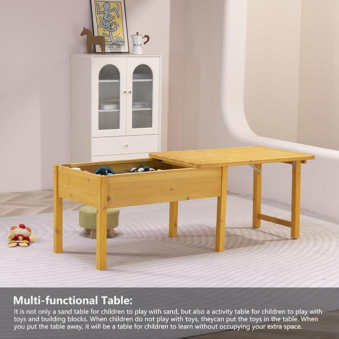 BIRASIL Wooden Kids Sensory Tables - Image 6