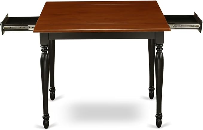 East West Furniture MZAV5-BCH-W 5 Piece Dinette Set - Image 6