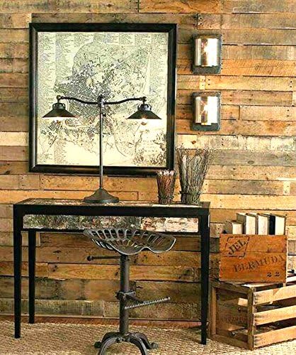 LOKKHAN Rustic Industrial Bar Stool - Image 9