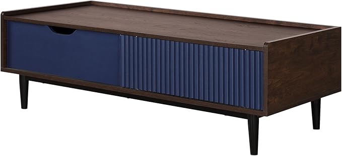 Manhattan Comfort Duane Mid Century Modern Coffee Table - Image 8