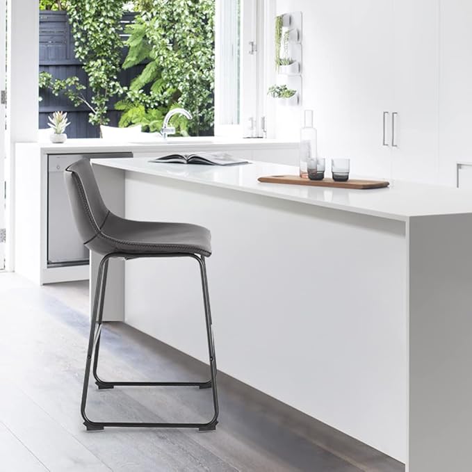 EdgeMod Brinley Counter Stool in Grey - Image 2