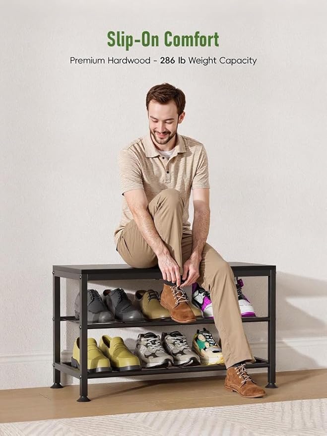 3-Tier Shoe Rack Bench - Image 7