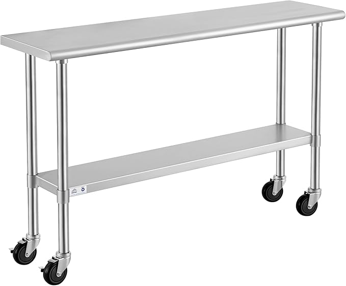 ROCKPOINT Stainless Steel Table by ROCKPOINT