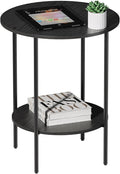 Side Table, Round End Table by CAMOAT