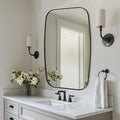 ANDY STAR Oval Mirrors for Bathroom, 20x30’’ Black Bathroom Vanity Mirror by ANDYSTAR