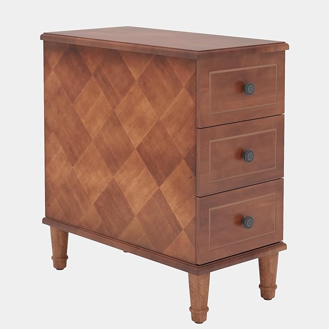 Tribesigns Solid Wood End Table, Fully Assembled Narrow Side Table - Image 9