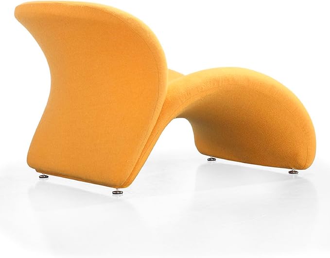 Manhattan Comfort Rosebud Modern Accent Chair Upholstered in Wool Blend - Image 7