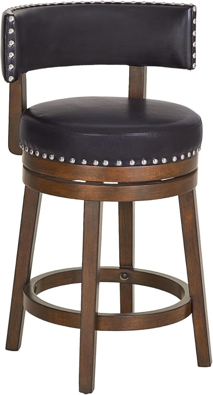 COLAMY Swivel Bar Stool, Modern Swivel Barstool by COLAMYINC
