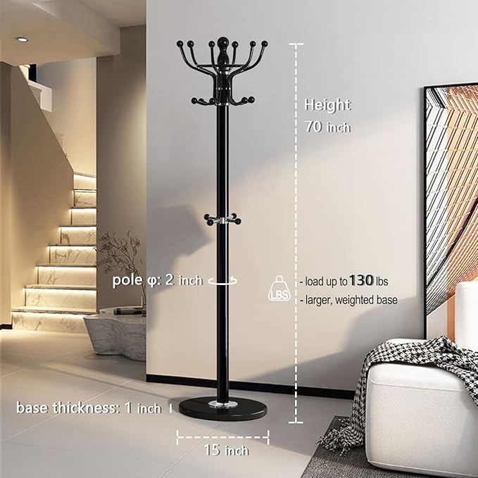 Kertnic Freestanding Coat Rack - Image 5