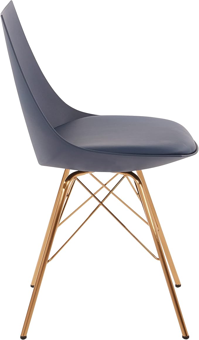 OSP Home Furnishings Oakley Mid-Century Modern Bucket Dining Chair - Image 5