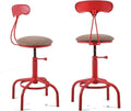 Topower Home Kitchen Stool, Industrial Counter Stool, Height Adjustable Swivel by Topower