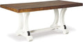Signature Design by Ashley Valebeck Farmhouse Rectangular Extension Dining Table by SignatureDesignbyAshley