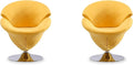 Manhattan Comfort Tulip Swivel Accent Chair Set of 2 by ManhattanComfort