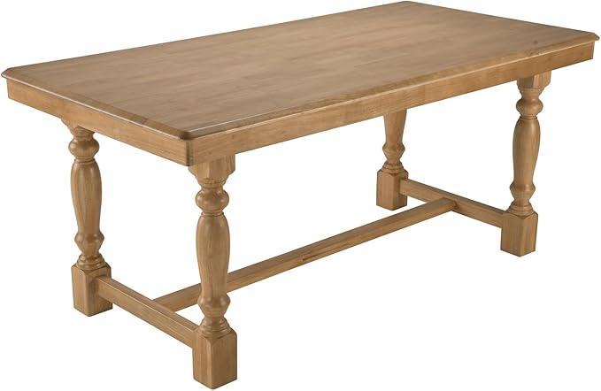 Bush Furniture Rectangular Dining Table, 67 inch Squire Trestle, Farmhouse Decor - Image 2