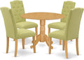 East West Furniture DLCE5-OAK-07 5 Piece Dining Table Set by EastWestFurniture