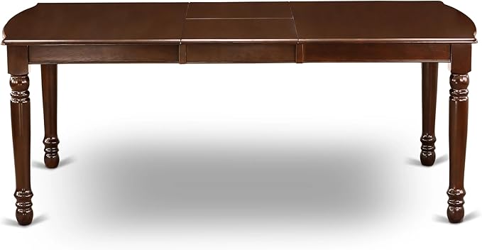 East West Furniture DODA9-MAH-23 9 Piece Kitchen Table Set Includes a Rectangle - Image 7