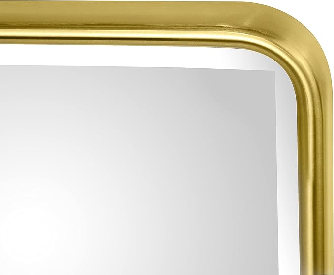 TEHOME 24 x 38'' Horizontal Farmhouse Gold Metal Framed Pivot Rectangle - Image 6